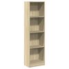vidaXL Boekenkast 40x24x143 cm bewerkt hout sonoma eikenkleurig