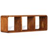 vidaXL Tv-meubel 120x30x40 cm massief hout met honingafwerking