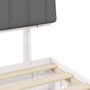 vidaXL Bedframe met Gevoerd Hoofdgedeelte Lichtgrijs 150 x 200 cm