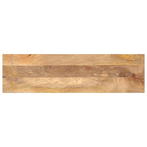 vidaXL Tafelblad rechthoekig 100x20x2,5 cm massief mangohout