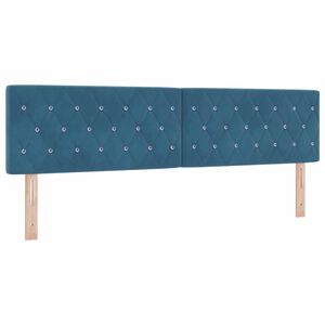 vidaXL Hoofdbord Donkerblauw 180 cm Fluweel