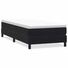 vidaXL Boxspring zonder matras fluweel zwart 90x220 cm