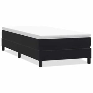 vidaXL Boxspring zonder matras fluweel zwart 90x220 cm