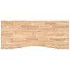 vidaXL Bureaublad rechthoekig 120x50x2,5 cm onbehandeld eikenhout