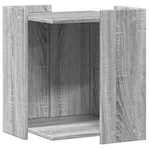 vidaXL Kattenbakkast 42x42x51 cm bewerkt hout grijs sonoma eikenkleur