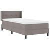 vidaXL Boxspringbed met matras Taupe 200 x 80 cm Polyester
