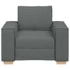 vidaXL Sofa Stoel Donkergrijs 100x78x84 cm Stof