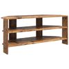 vidaXL HoekTVKast Oud Hout 102x40,5x45cm Bewerkt hout