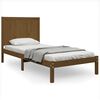 vidaXL Bedframe massief grenenhout honingbruin 90x190 cm