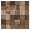 vidaXL Wandpaneel 11 st Naturel 30 x 30 x 2 cm