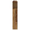 vidaXL Hoofdbordkast 160x18,5x103,5 cm bewerkt hout oud houtkleurig