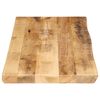 vidaXL Tafelblad met natuurlijke rand 80x40x3,8 cm massief mangohout