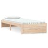 vidaXL Bedframe massief hout 75x190 cm