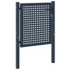 vidaXL Hekpoort Antraciet 102x75 cm Staal