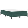vidaXL Boxspringbed met matras Donkergroen 120 x 220 cm Stof