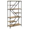 vidaXL Boekenkast Artisan Eiken 91 x 36 x 176 cm Bewerkt hout