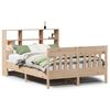 vidaXL Bedframe zonder matras massief grenenhout 140x190 cm