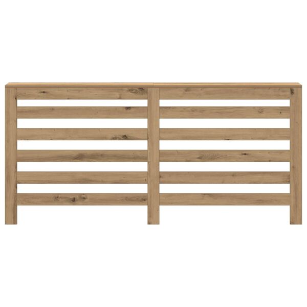 vidaXL Radiatorombouw 175x20x82 cm bewerkt hout artisanaal eikenkleur