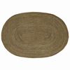 vidaXL Gebied Tapijt Naturel en Zwart 205 x 305 cm Jute