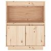 vidaXL Dressoir 60x34x75 cm massief grenenhout