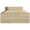 vidaXL Bedframe zonder matras hout sonoma eikenkleurig 90x190 cm