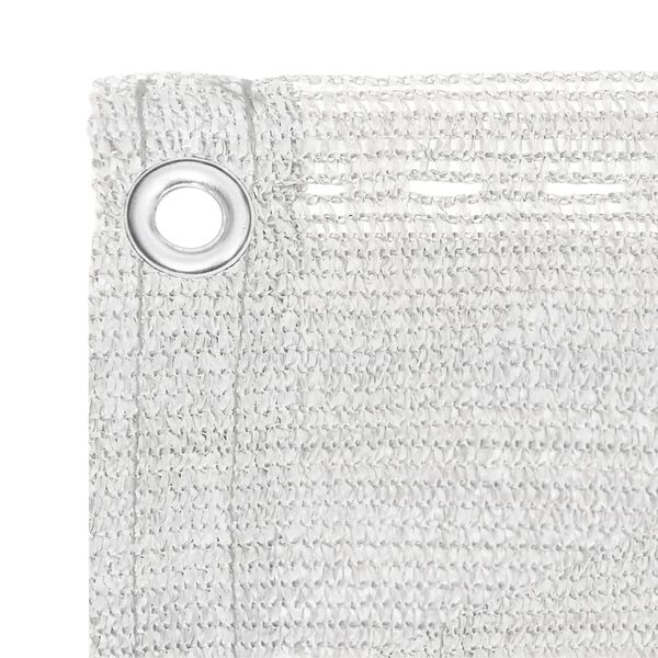 vidaXL Balkonscherm 90x500 cm HDPE wit