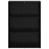vidaXL Boekenkast Zwart Eiken 60 x 30 x 76.5 cm Bewerkt hout