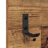 vidaXL Wandgemonteerde kapstok Oudhout 70 x 10 x 90 cm Bewerkt hout