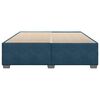 vidaXL Bedframe fluweel blauw 200x200 cm