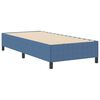vidaXL Bedframe Blauw 90 x 200 cm Katoenen stof