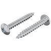 vidaXL Houten Schroef 2 st zilver M4 x 28 mm IJzer