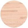 vidaXL Tafelblad rond &Oslash;30x1,5 cm massief beukenhout