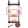 vidaXL Kinderbasketbalset voor deur verstelbaar
