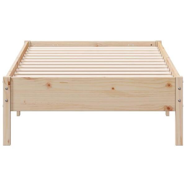 vidaXL Bedframe zonder matras massief grenenhout 90x200 cm