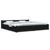 vidaXL Bedframe met lades zwart 200x200 cm