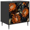vidaXL Badkamerkast LOCHEM Zwart eiken 60 x 40 x 61 cm Bewerkt hout