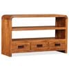 vidaXL Tv-meubel 90x30x55 cm massief acaciahout