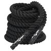 vidaXL Battle Rope Zwart 15 m 11 kg Polyester
