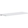 vidaXL Raamsokkel Wit 80 x 30 x 4,5 cm PVC