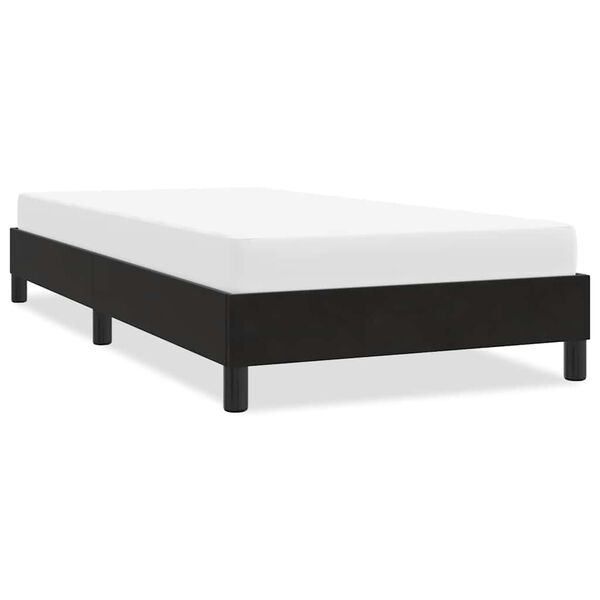 vidaXL Bedframe zonder matras 90x220 cm fluweel zwart
