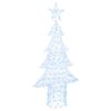 vidaXL Kerstboom 240 LED's Koudwit 180 cm Acryl