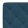 vidaXL Bed met matras fluweel blauw 80x200 cm