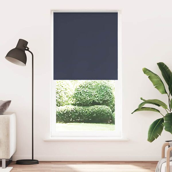vidaXL Rolgordijn verduisterend 105x230 cm stofbreedte 100,7 cm blauw