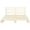 vidaXL Bedframe pallet massief grenenhout 160x200 cm