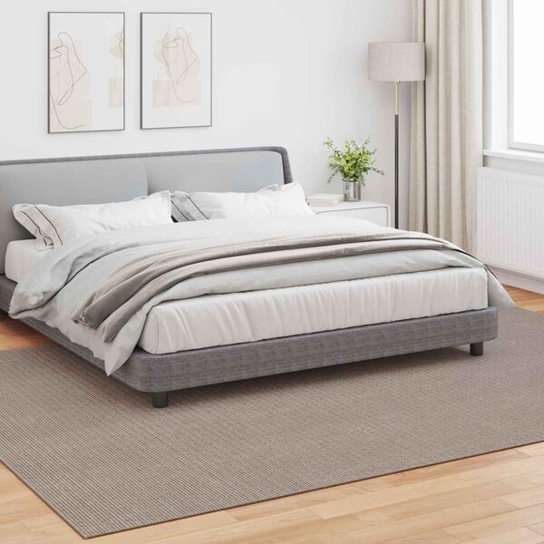 vidaXL Vloerkleden Rechthoekig LUGO Taupe 340 x 240 cm Polyester