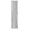 vidaXL Badkamerkast met rolhouder 39x22x90 cm grijs sonoma eiken