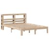 vidaXL Bedframe met hoofdbord massief grenenhout 120x200 cm