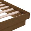 vidaXL Bedframe massief hout honingbruin 75x190 cm