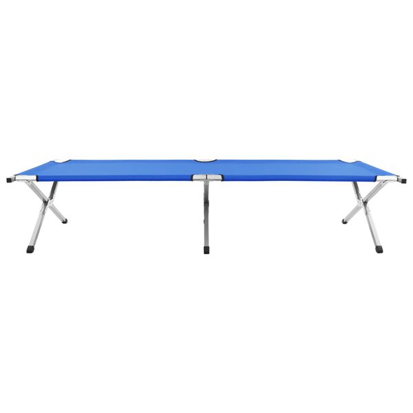 vidaXL Kampeerbed XXL 210x80x48 cm blauw