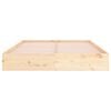 vidaXL Bedframe zonder matras massief hout 140x200 cm